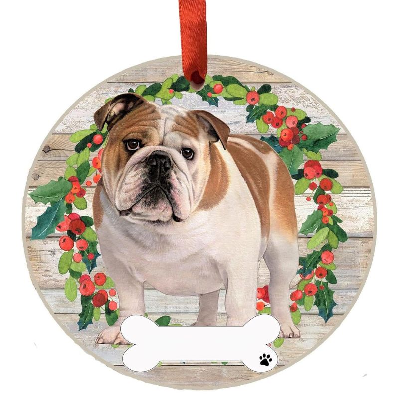 Bulldog Standing Ornament